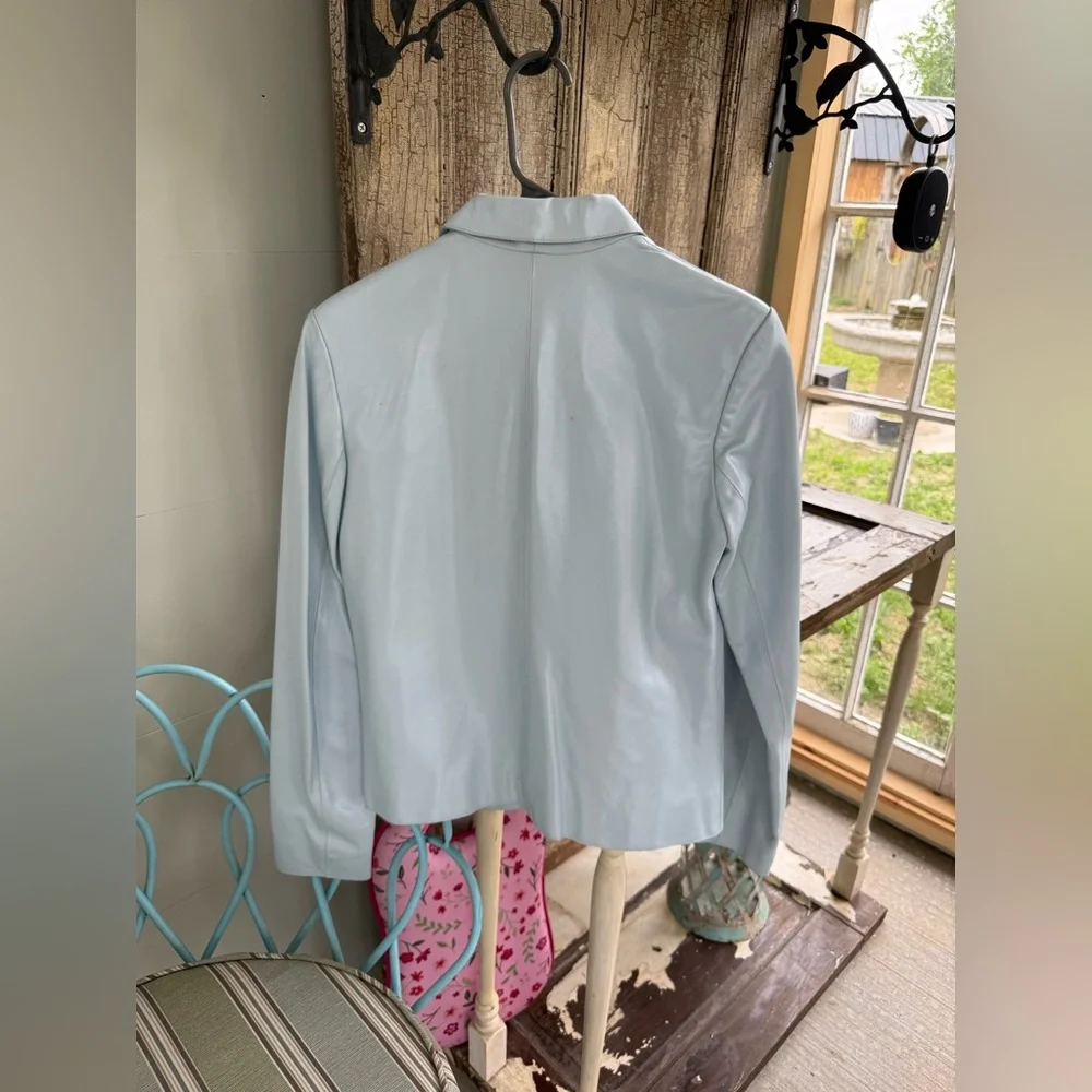 Ralph Lauren light Blue Blazer with Button Closure - Picture 6 of 7